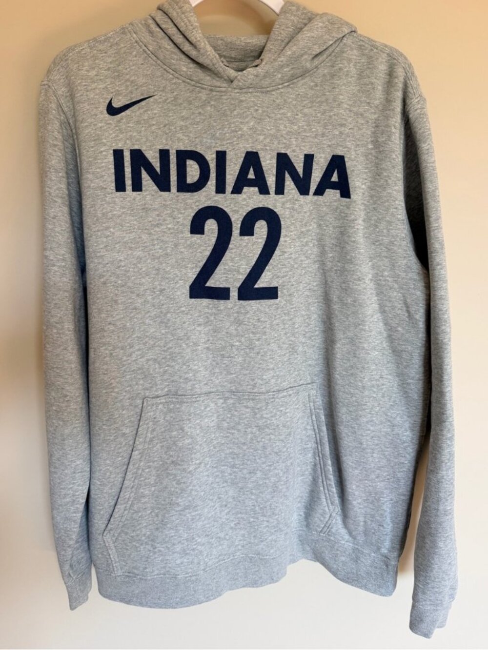 Nike Indiana Fever Caitlin Clark #22 Hoodie Gray Size L